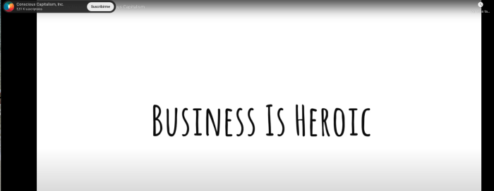 Business Is Heroic